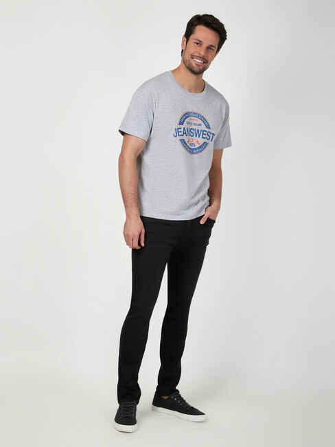 SS Jeanswest Logo Print Crew Tee