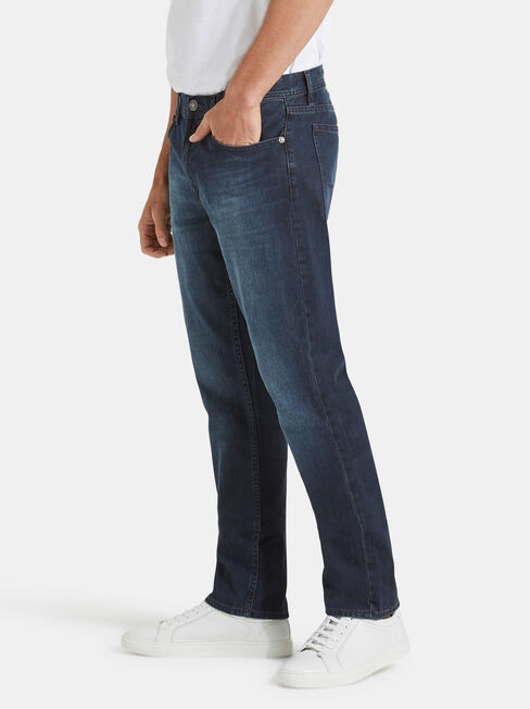 Slim Straight Jeans Storm Indigo