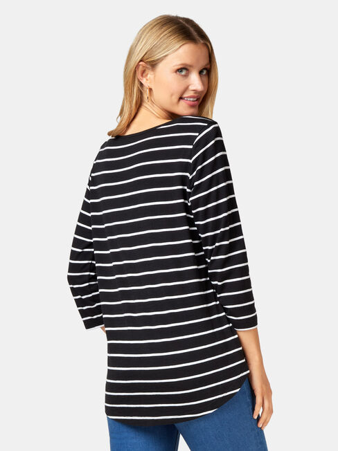 Essential Boatneck Tee