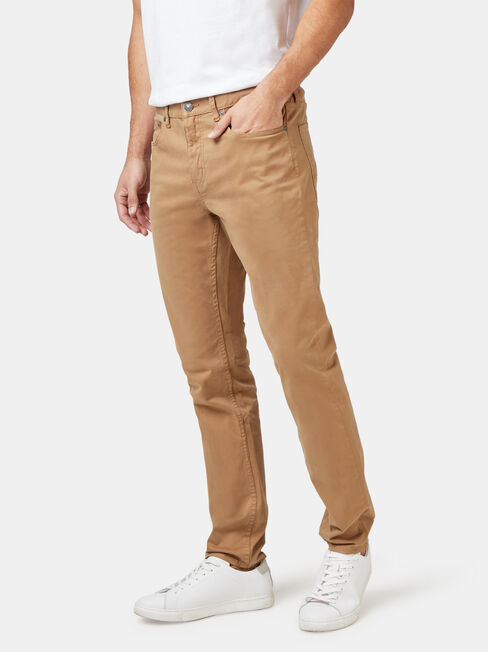 Slim Tapered Jeans Tobacco