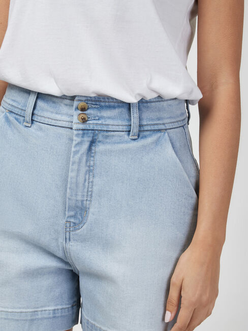 Georgia Tummy Trimmer Denim Short