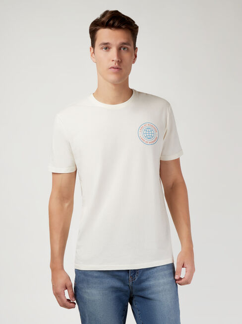 SS Trent Print Crew Tee