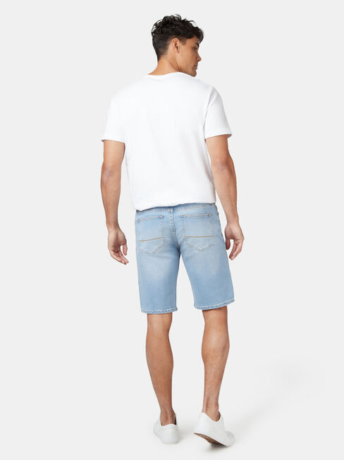 Connor Knit Denim Short Summer Blue