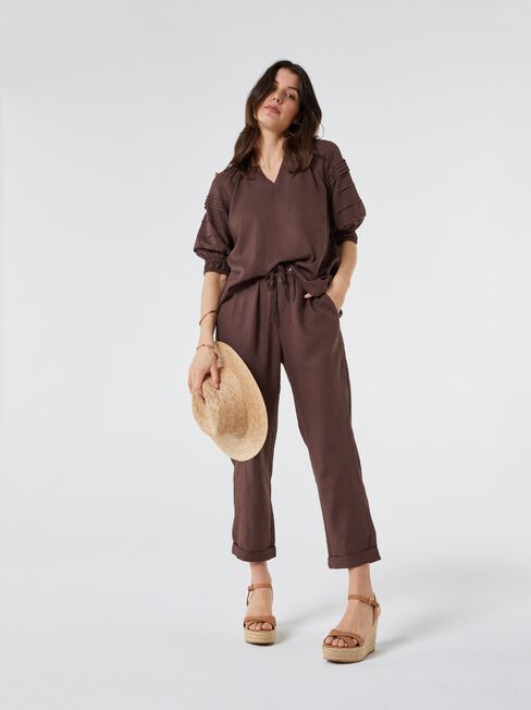 Linen Blend Pant