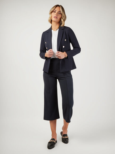 Terri Twill Crop Wide Leg Pant