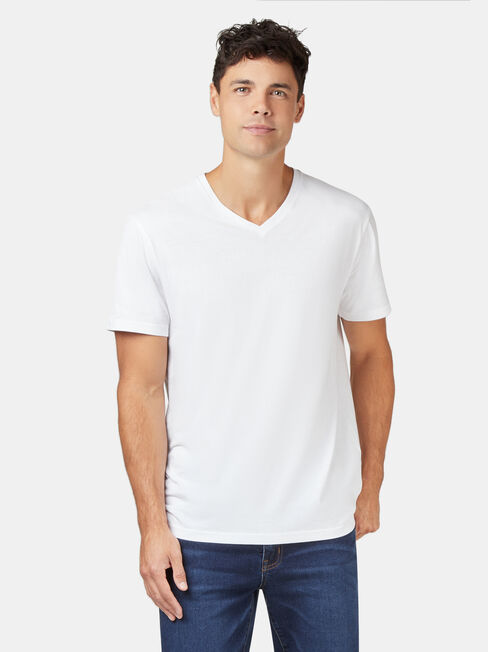 Basic Short Sleeve V-Neck Tee