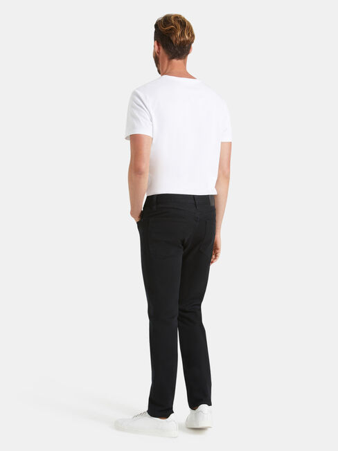 Slim Tapered Jeans Black Rinse