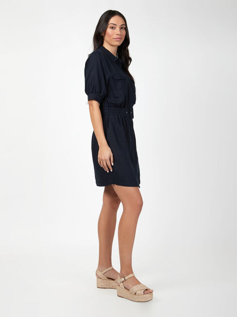 Flora Belted Shirt Dress