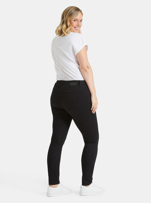 Curve Embracer Skinny Jeans Black Night