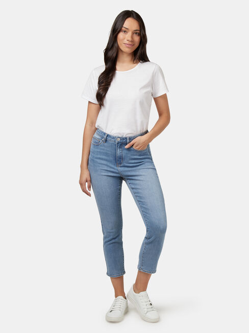 Kara Mid Waisted Skinny Capri