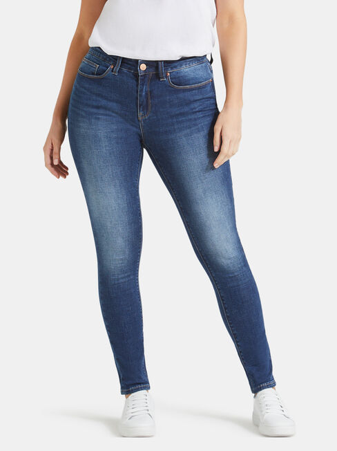Curve Embracer Skinny Jeans Mid Vintage