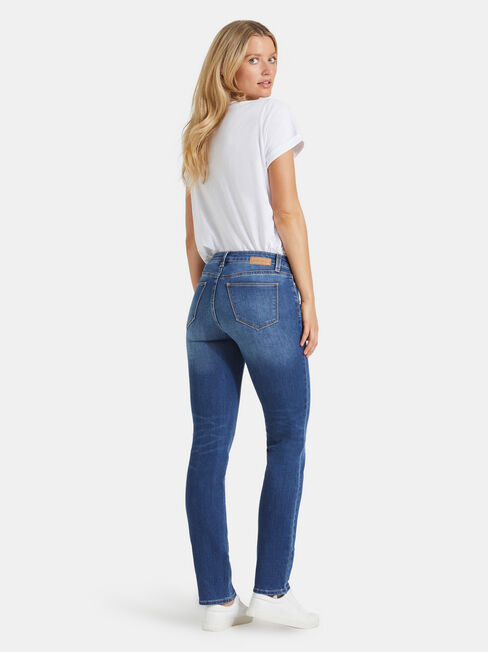 Slim Straight Jeans Lake Blue