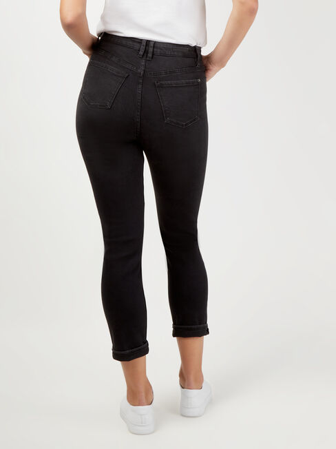 Brooke High Waisted Tapered Crop Jeans
