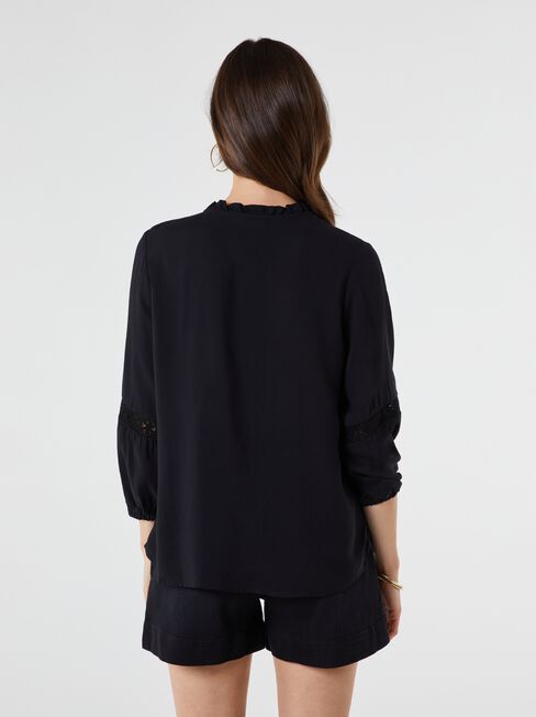 Fawn lace Insert Blouse