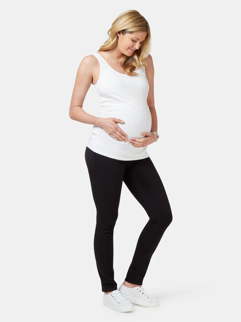 Maternity Skinny Jeans Black Night