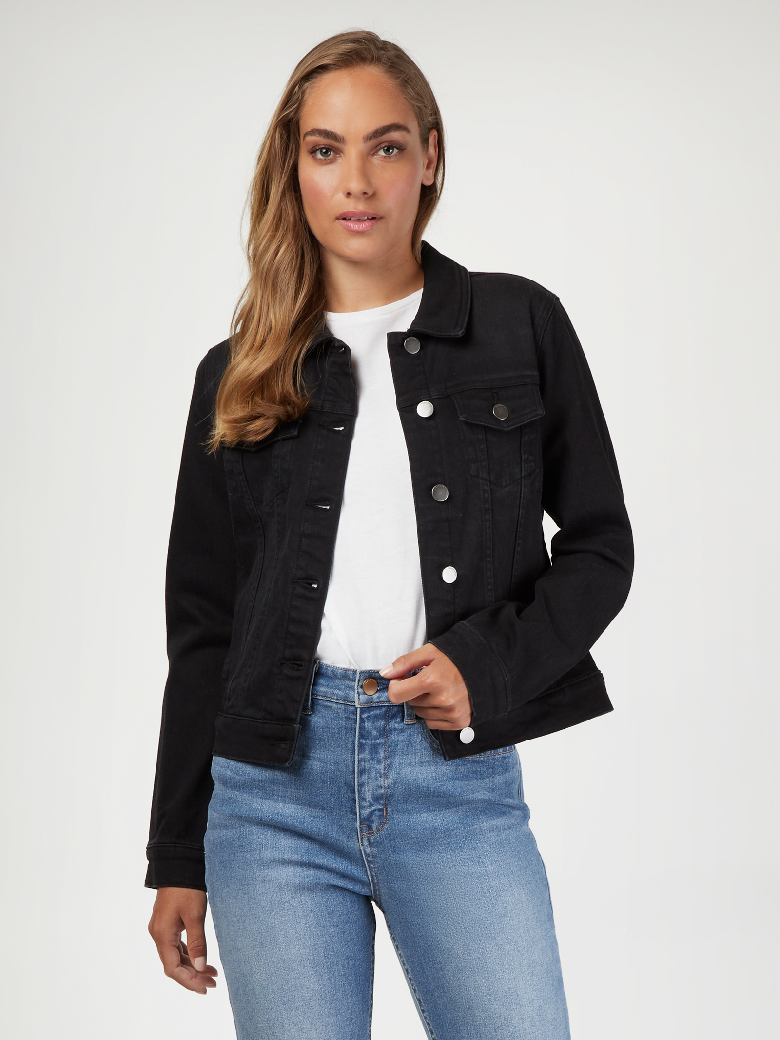 Classic Stretch Denim Jacket