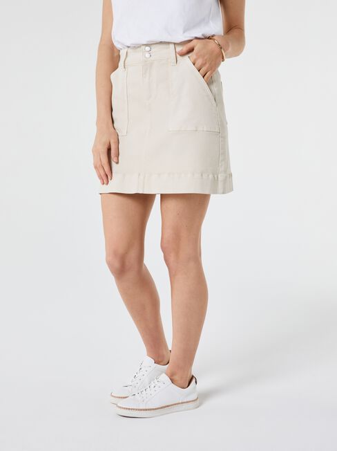 Bella A-Line Denim Skirt