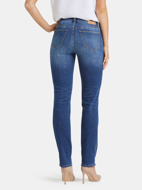Slim Straight Jeans Lake Blue