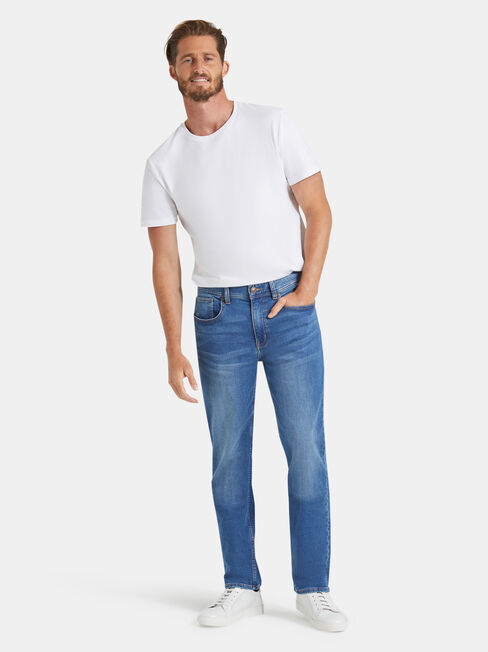Slim Straight Jeans Light Wash