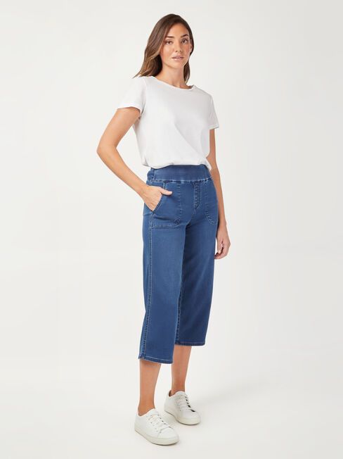 Tessa J-Luxe Wide Leg Jeans