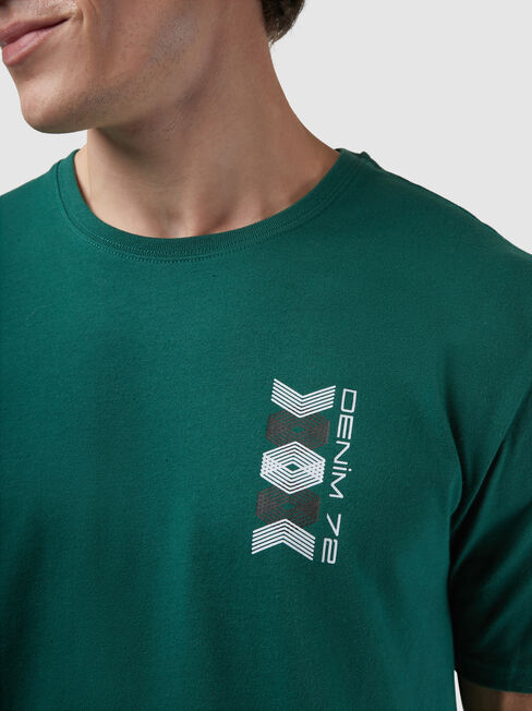 SS Derek Print Crew Tee