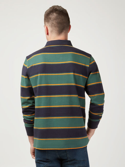 LS Percy Stripe Rugby Polo