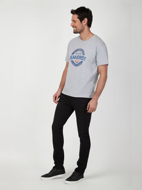 SS Jeanswest Logo Print Crew Tee