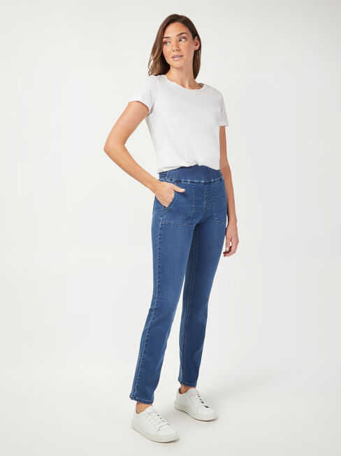 Tessa Luxe Slim Straight Jeans