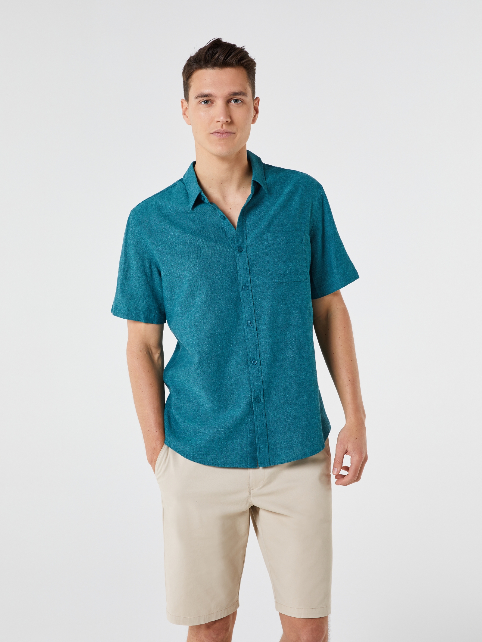 SS Wolf Textured Shirt
