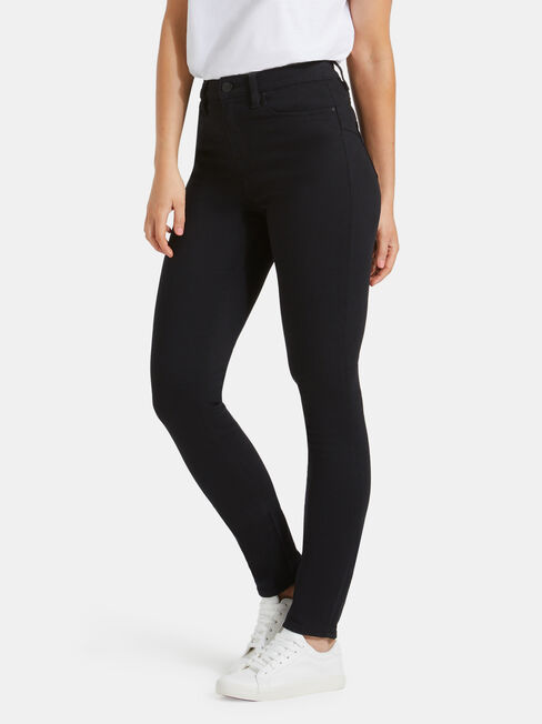 Butt Lifter Skinny Jeans Black Night