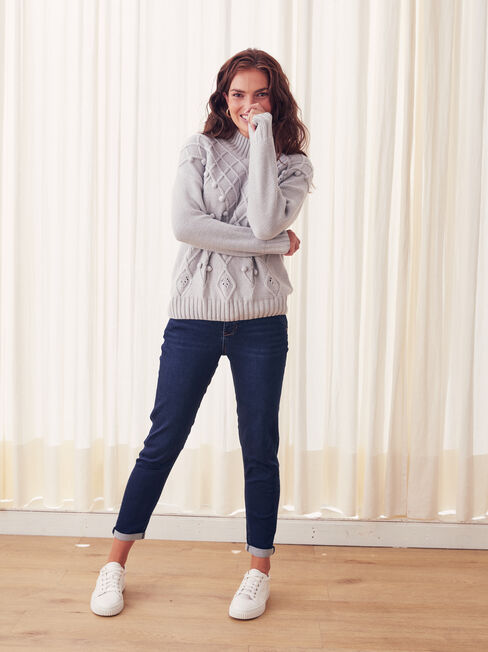 Maya Cable Bobble Knit