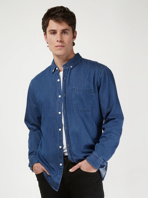 LS Rex Chambray Shirt