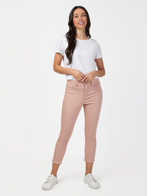Kara Mid Waisted Skinny Capri