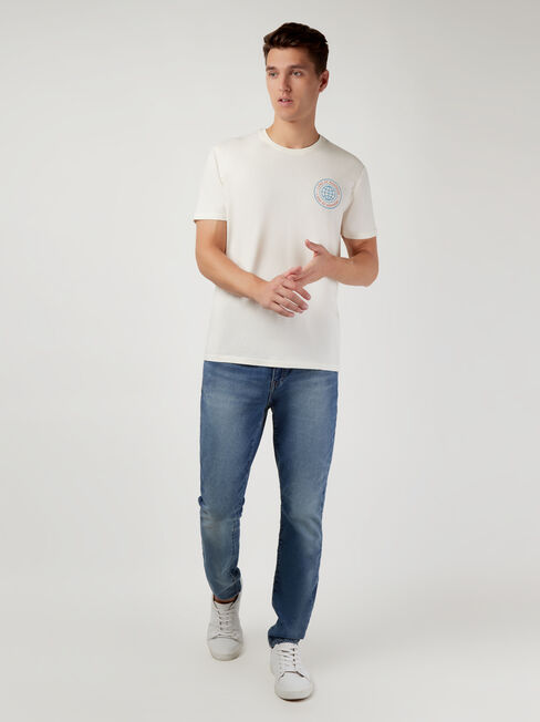 SS Trent Print Crew Tee