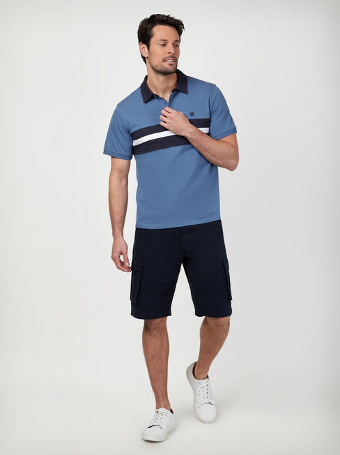 SS Ashton Panel Jersey Polo