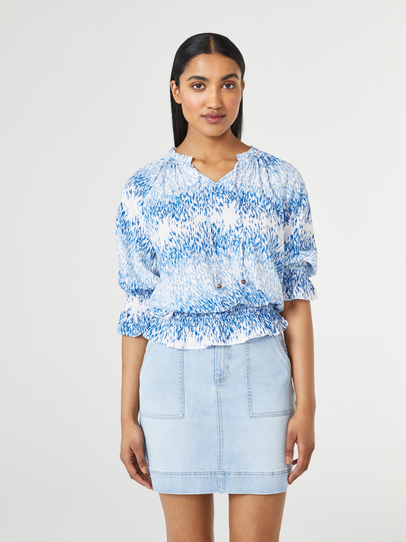 Dixie Tie Neck Blouse