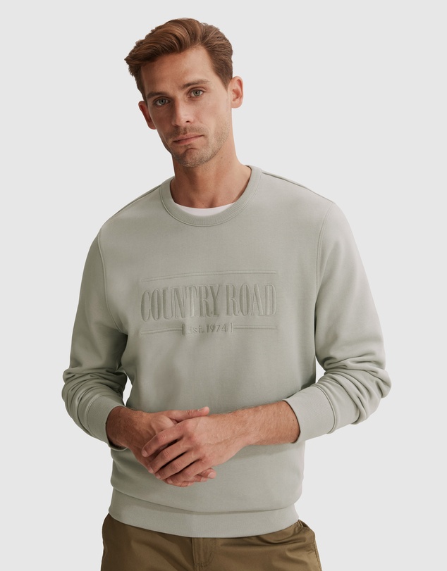 country road heritage sweat black