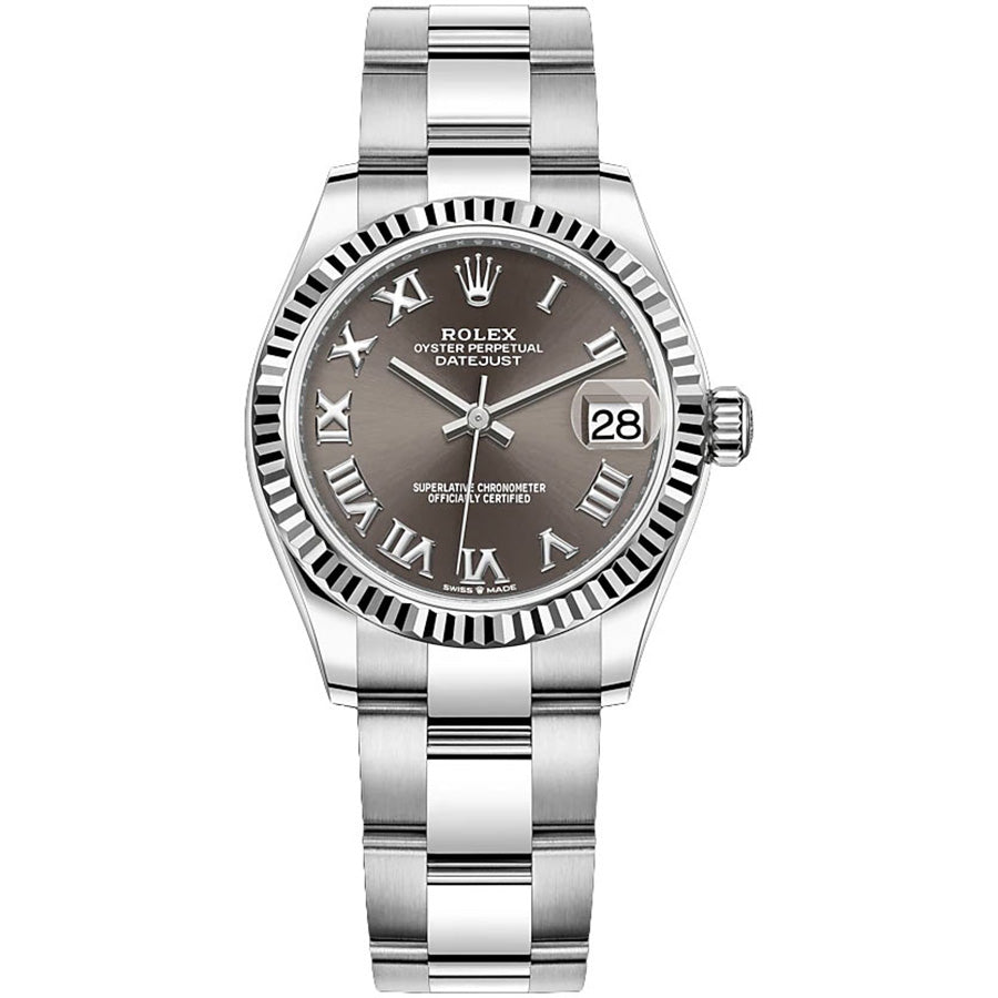 Rolex 1:1 Super Clone Datejust 31mm Grey Roman Dial 278274