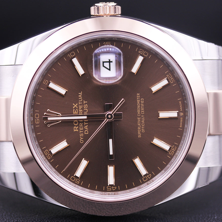 Rolex 1:1 Super Clone Datejust 41mm 126301 Chocolate Dial