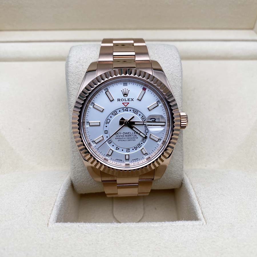 Rolex 1:1 Super Clone Sky-Dweller 42mm 326935 White Dial