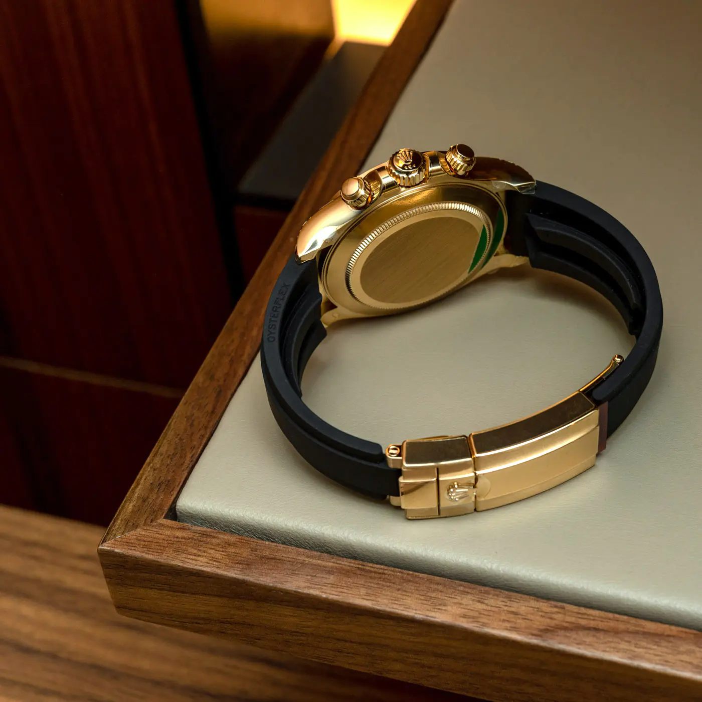 Rolex 1:1 Super Clone Cosmograph Daytona 116588TBR Yellow Gold Eye of Tiger Unwron