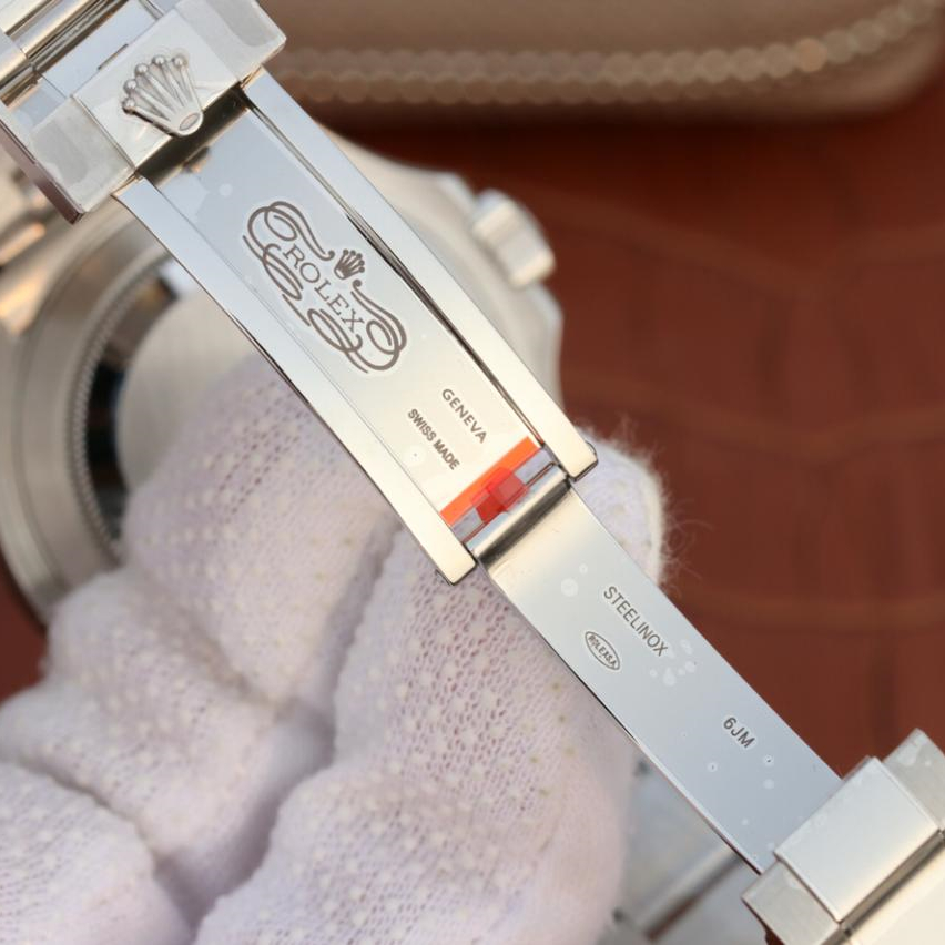 Rolex 1:1 Super Clone Yacht Master 1 Pure Silver ( Black & White Dial ) Stainless Steel 40mm