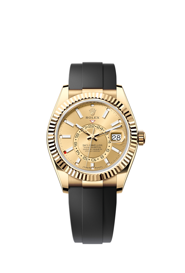 Rolex 1:1 Super Clone Sky-Dweller Oyster, 42 mm, yellow gold m336238-0001