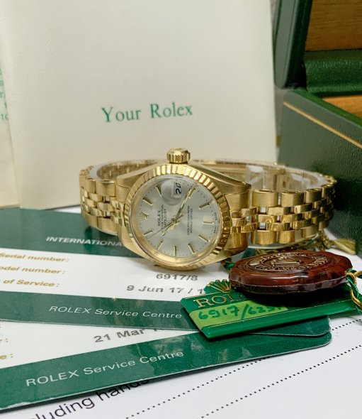 Rolex 1:1 Super Clone 🔥Last Day Promotion🔥 Lady-Datejust 28mm/31mm/36mm/41mm 6917/8 Yellow Gold with Original Swiss Movement