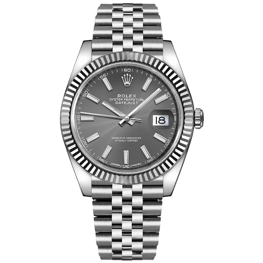 Rolex 1:1 Super Clone Datejust 41mm 126334 Grey Dial