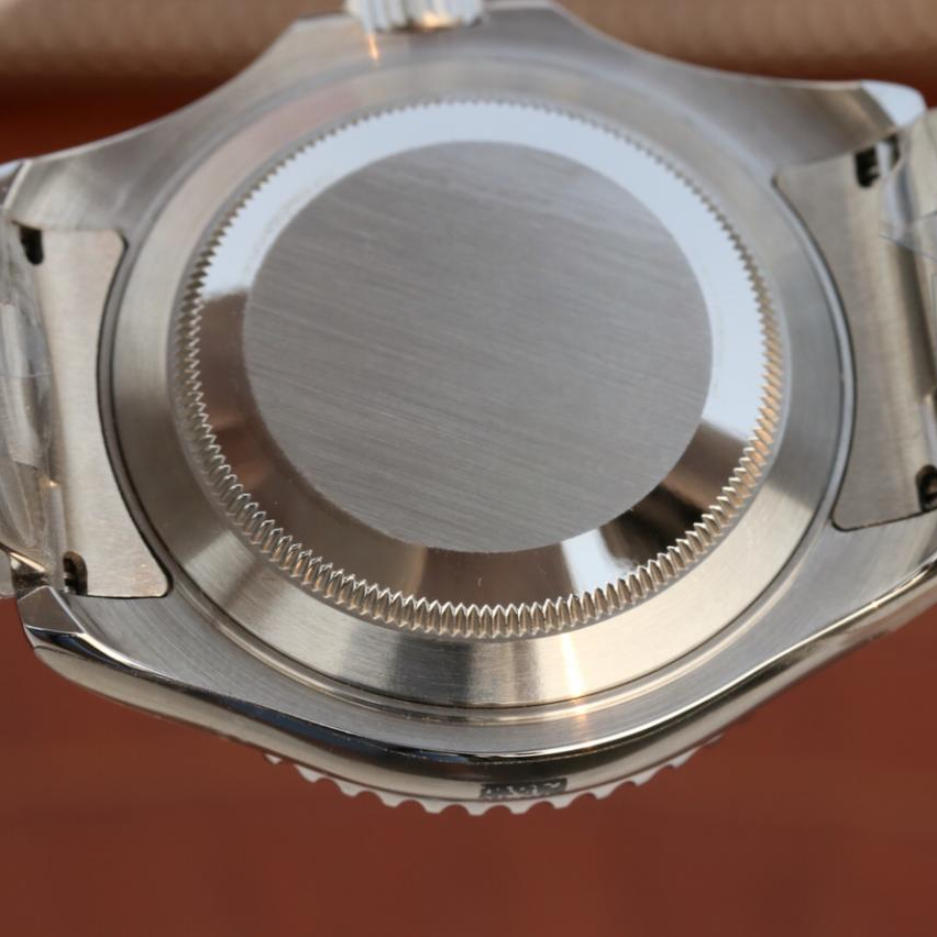 Rolex 1:1 Super Clone Yacht Master 1 Pure Silver ( Black & White Dial ) Stainless Steel 40mm