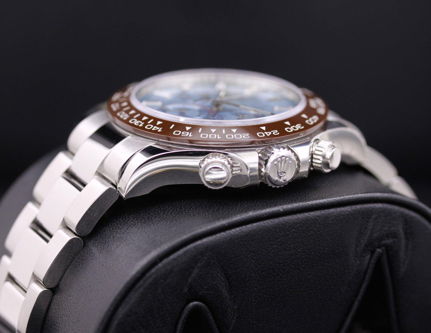 Rolex 1:1 Super Clone Daytona 50th Anniversary Edition 40mm 116506 Ice Blue Baguette Diamond Dial