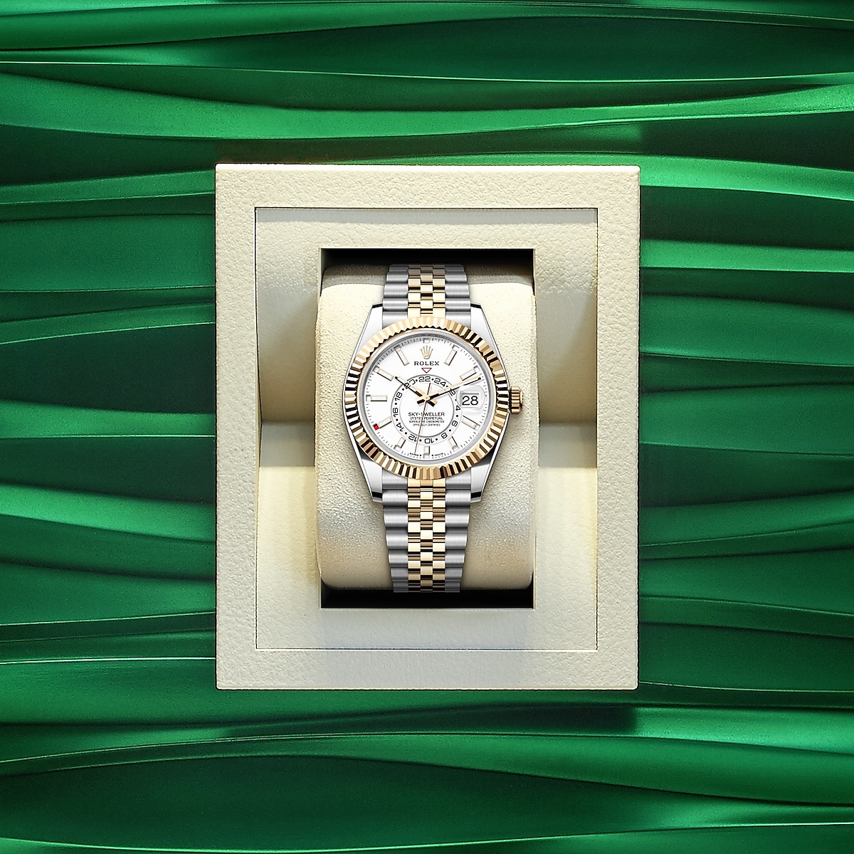 Rolex 1:1 Super Clone Sky-Dweller Oyster, 42 mm, Oystersteel and yellow gold m336933-0006