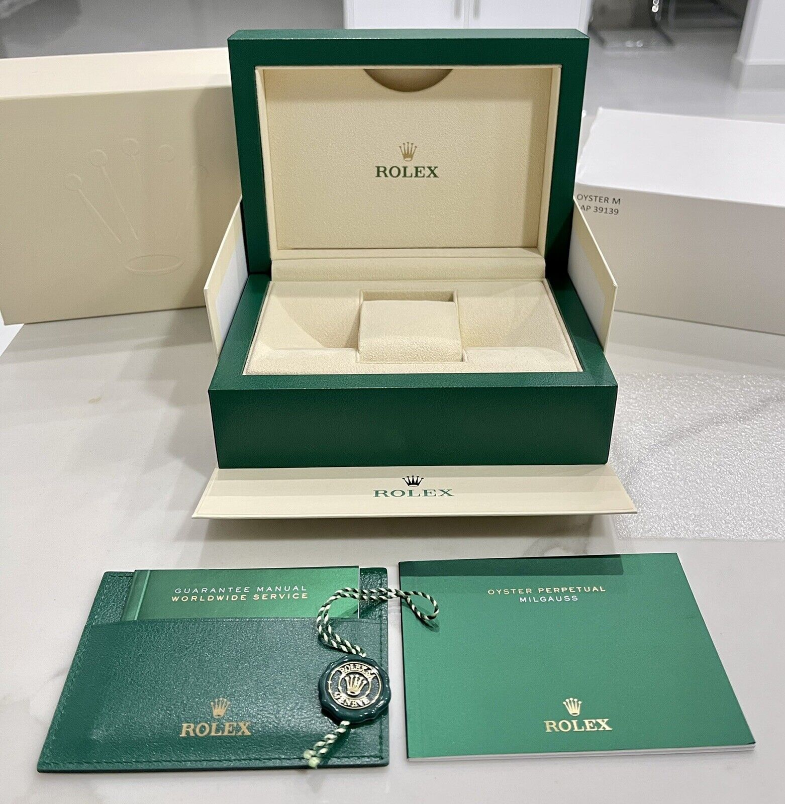 Rolex Box with Papers