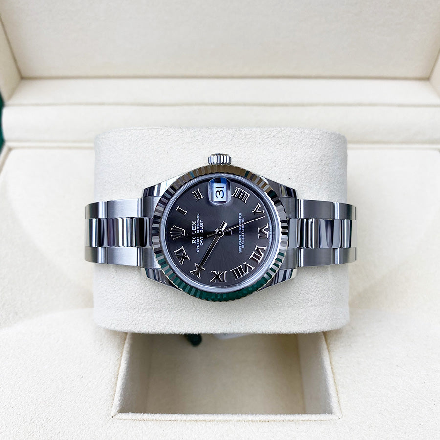 Rolex 1:1 Super Clone Datejust 31mm Grey Roman Dial 278274